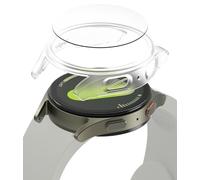 Ringke Coque en Verre Trempé Compatible avec Samsung Galaxy Watch 7 40mm [Slim] Transparente Solide Rigide Bumper Étui Protection Anti-Rayures pour Coque Galaxy Watch 7 40mm - Alpine Clear