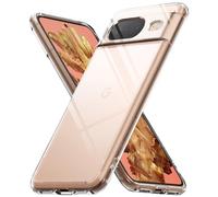 Ringke Coque Google Pixel 8 [Fusion] Transparente Solide Rigide Polycarbonate Back TPU Souple Bumper Étui Antichoc Protection pour Coque Pixel 8 - Clear