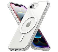 Ringke Coque iPhone 16e [Fusion Magnetic] Magnétique Transparente Clear Ultra Fine Solide Rigide Back Souple Bumper Antichoc Protection Étui iPhone 16e Case Accessoires