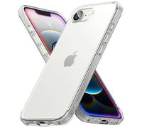 Ringke Coque iPhone 16e [Fusion Matte] Translucide Ultra Fine Solide Rigide Back Souple Bumper Antichoc Protection Étui iPhone 16e Case Accessoires - Matte Clear