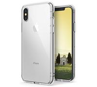 Ringke Coque iPhone X Transparente, [Fusion] Ultra Fine Bumper en TPU avec Dos Crystal [Protection Contre Les Chutes/Technologie Antichoc] Étui de Protection pour Apple iPhone 10 - Clair (Clear)