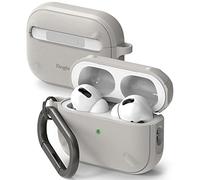 Ringke Coque Onyx Compatible avec AirPods Pro 2 (2022) [TPU Case] Antidérapant Antichoc Protection Robuste Flexible Ultra Fine TPU Souple Durable Étui - Warm Gray