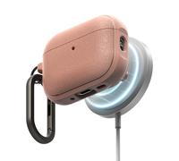 Ringke Coque Compatible AirPods Pro 3 Étui Magnétique [Onyx Magnetic] Antidérapant et Antichoc, Protection Ultra Fine Souple avec Bumper Durable et Mousqueton Chromé - Constant Coral