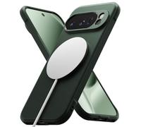 Ringke Coque pour Google Pixel 10 Pro Case Accessoires [Onyx Magnetic] Compatible avec Magsafe/Pixelsnap Magnétique Antichoc Protection Flexible Ultra Fine Souple Bumper Durable Étui - Dark Green