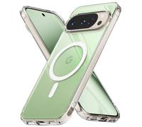Ringke Coque pour Google Pixel 10 Pro XL Case Accessoires [Fusion Magnetic] Compatible avec Magsafe/Pixelsnap Magnétique Transparente Ultra Fine Rigide Back Souple Bumper Étui Antichoc Protection