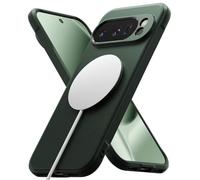Ringke Coque pour Google Pixel 10 Pro XL Case Accessoires [Onyx Magnetic] Compatible avec Magsafe/Pixelsnap Magnétique Antichoc Protection Flexible Ultra Fine Souple Bumper Durable Étui - Dark Green