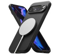 Ringke Coque pour Google Pixel 9 Pro XL Case Étui Onyx Magnetic Black | Anti-Choc Magnétique, Ultra Fine, Flexible Back, Souple Bumper, Antichoc Absorbant, Antidérapant, Anti-Rayures