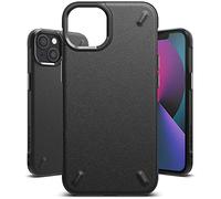 Ringke Coque Compatible avec iPhone 13 [Onyx] Antichoc Noir Antidérapant TPU Souple Résistant aux Rayures Absorption de Choc Durable Étui Se Sentir comme du Sable - Black