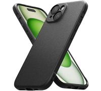 Ringke Coque pour iPhone 15 [Onyx] Antichoc Protection Robuste Flexible Ultra Fine TPU Souple Durable Étui - Matte Black
