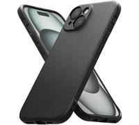 Ringke Coque pour iPhone 15 Plus [Onyx] Antichoc Protection Robuste Flexible Ultra Fine TPU Souple Durable Étui - Black