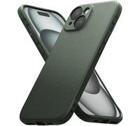 Ringke Coque pour iPhone 15 Plus [Onyx] Antichoc Protection Robuste Flexible Ultra Fine TPU Souple Durable Étui - Dark Green