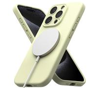 Ringke Coque pour iPhone 15 Pro Max Case Étui Silicone Magnetic Sunny Lime