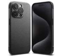 Ringke Coque pour iPhone 15 Pro [Onyx] Antichoc Protection Robuste Flexible Ultra Fine TPU Souple Durable Étui - Matte Black