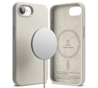 Ringke Coque pour iPhone 16e / 17e Case Étui Silicone Magnetic Stone