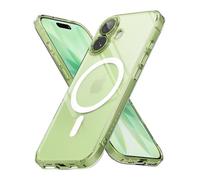 Ringke Coque Compatible avec iPhone 17 Case Accessoires [Fusion Magnetic] Magnétique Transparente Ultra Fine Solide Rigide Back Souple Bumper Étui Trou de Sangle Bandoulière - Magnetic Clear