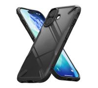 Ringke Coque pour iPhone 17 Case Accessoires [Fusion-X] Antichoc Protection Résistant aux Rayures Rigide Back Souple Bumper Étui Trou de Sangle Bandoulière - Black