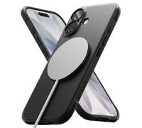 Ringke Coque pour iPhone 17 Case Accessoires [Onyx Magnetic] Magnétique Antidérapant Flexible Ultra Fine Souple Bumper Durable Étui Trou de Sangle Bandoulière - Magnetic Black