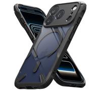 Ringke Coque pour iPhone 17 Pro Case Accessoires [Fusion-X Magnetic] Magnétique Antichoc Protection Résistant aux Rayures Rigide Back TPU Bumper Étui Trou de Sangle Bandoulière