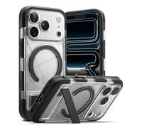 Ringke Coque pour iPhone 17 Pro Case Étui UX Magnetic Clear | MagSafe avec Support, Ultra Fine, Solide Rigide Back, Souple Bumper, Antichoc Protection Renforcée, Anneau Magnétique Intégré