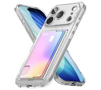 Ringke Coque pour iPhone 17 Pro Max Case Étui Fusion Card Clear | Porte-Carte Transparente, Ultra Fine, Solide Rigide Back, Souple Bumper, Antichoc Protection, Anti-Rayures, Portefeuille