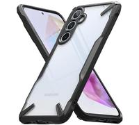 Ringke Coque Compatible avec Samsung Galaxy A35 5G [Fusion-X] Antichoc Protection [Militaire Défense] Résistant aux Rayures Polycarbonate Solide Rigide TPU Bumper pour Coque Samsung A35 - Black