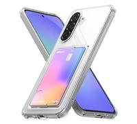 Ringke Coque Compatible avec Samsung Galaxy A56 5G / A36 5G Case Accessoires [Fusion Card] Porte-Cartes Portefeuille Clear Ultra Fine Solide Rigide Back Souple Bumper Antichoc Protection Étui - Clear