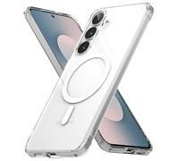 Ringke Coque pour Samsung Galaxy S25 FE Case Étui Fusion Magnetic Clear | Transparente Magnétique, Ultra Fine, Solide Rigide Back, Souple Bumper, Antichoc Protection, Anneau Magnétique Intégré