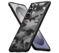 Ringke Coque pour Samsung Galaxy S26 Plus Case Accessoires [Fusion-X] Antichoc Fine avec Bumper TPU Noir Mat Protection Renforcée Anti-Jaunissement Résistant aux Rayures - Camo Black