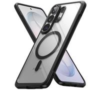 Ringke Coque pour Samsung Galaxy S26 Ultra Case Accessoires [Fusion Bold Magnetic] Transparente Magnétique Antichoc Cadre Noir Mat Compatible MagSafe Anti-Jaunissement