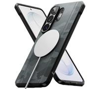 Ringke Coque pour Samsung Galaxy S26 Ultra Case Accessoires [Onyx Alpha Magnetic] Protection Antichoc Renforcée TPU Coins Air Cushion Compatible MagSafe Étui Anti-Jaunissement - Magnetic Camo Black