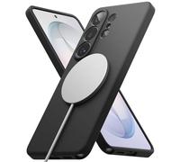 Ringke Coque pour Samsung Galaxy S26 Ultra Case Accessoires [Silicone Magnetic] Étui Silicone Liquide Douce Protection Antichoc Compatible MagSafe Coque Magnétique Anti-Rayures - Black
