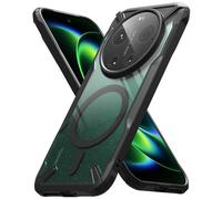Ringke Compatible avec Coque Xiaomi 17 Ultra [Fusion-X Magnetic] Magnétique Antichoc Protection Militaire Défense Résistant aux Rayures Polycarbonate Rigide TPU Bumper - Magnetic Black