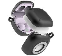 Ringke Coque Slim-X pour Samsung Galaxy Buds 2 Pro (2022), Galaxy Buds 2, Galaxy Buds Pro, Galaxy Buds Live Étui Protecteur Anti-Rayures PC Solide Housse de Protection avec Mousqueton - Matte Black