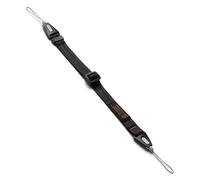 Ringke Design Dual Hand Strap Slim, Dragonne Sangle de Poignet One-Touch Buckle Nylon Multi-Usage Cordon - Black