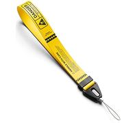 Ringke Design Hand Strap, Dragonne Sangle de Poignet One-Touch Buckle Bâche Tarpaulin Multi-Usage Cordon - Danger Yellow