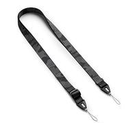 Ringke Design Shoulder Strap Bandoulière Compatible avec iPhone 17 Série Sangle Courroie de Cou One-Touch Buckle Nylon Polyester 2 Trou de Sangle Nécessaire Multi-Usage Cordon - Camo Black