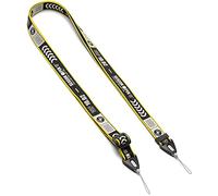 Ringke Design Shoulder Strap Bandoulière Compatible avec iPhone 17 Série Sangle Courroie de Cou One-Touch Buckle Nylon Polyester 2 Trou de Sangle Nécessaire Multi-Usage Cordon - Ticket Band Black