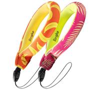 Ringke Dragonne Flottante (2 Pack) Caméra Étanche Float Imperméable Universel pour Tous Les Appareils: Appareil Photo Numérique, Téléphones Mobiles, et Plus - Palm Leaves+Banana