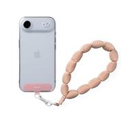 Ringke Dragonne Holder Link Puffer Hand Strap Bracelet Smartphone Confortable Sécurisé et Durable pour Téléphone Appareil Photo Clés Accessoire Portable Main Libre - Floral Pink