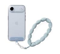 Ringke Dragonne Holder Link Puffer Hand Strap Bracelet Smartphone Confortable Sécurisé et Durable pour Téléphone Appareil Photo Clés Accessoire Portable Main Libre - Light Blue