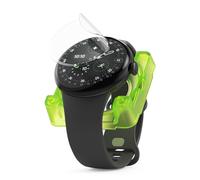 Ringke Dual Easy Pro Film Protecteur Écran pour Google Pixel Watch 4 45mm Film EPU Auto-Réparateur Haute Transparence Anti-Rayures Anti-Traces Installation Facile Sans Bulles avec Outil d’Alignement