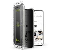 Ringke Easy Slide Privacy Tempered Glass Compatible avec Verre Trempé Samsung Galaxy S25 Plus / S24 Plus Protecteur d'écran Anti Espion Qualité HD Anti-Rayures 9H Dureté Application Facile