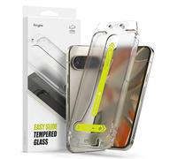 Ringke Easy Slide Tempered Glass Compatible avec Verre Trempé Google Pixel 9 Pro/Pixel 9 Qualité HD Transparent Anti-Rayures 9H Dureté Application Facile Protecteur d'écran Pixel 9 Pro/Pixel 9