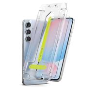 Ringke Easy Slide Tempered Glass Compatible avec Verre Trempé Samsung Galaxy S24 FE Qualité HD Transparent Anti-Rayures 9H Dureté Application Facile Protecteur d'écran Samsung S24 FE - Clear