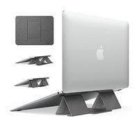 Ringke Folding Stand 2 Support Ordinateur Portable Pliable Ultra-Fin et Léger Stand Laptop Magnétique Ventilé pour MacBook PC Tablette iPad Notebook Support Réglable