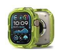 Ringke Fusion Bumper pour Coque Apple Watch Ultra 4/3/2/1 49mm Case | Étui Transparente Solide Rigide Bumper Antichoc Protection Accessoires - Neon Green