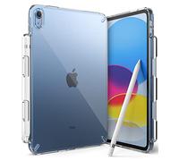Ringke Fusion Compatible avec Coque iPad 11eme Generation A16 (2025) / iPad 10eme Generation Transparente Solide Back TPU Souple Bumper Étui Antichoc Protection Mince Léger Porte Apple Pencil - Clear