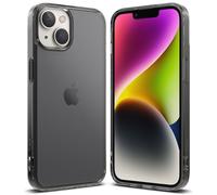 Ringke Fusion Matte Hülle iPhone 14 Plus Schutzhülle mit Gelrahmen schwarz