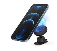 Ringke Gear Car Mount, Support Magnétique Voiture avec Universal Safe Puissant Aimant Néodyme 360 ° Rotation Grip Support Téléphone Voiture - Noir