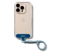 Ringke Holder Link Flow Finger Ring Strap Cordon Dragonne Sangle Bague de Doigt Téléphone Portable Sans Enchevêtrement Boucle de Doigt Accessoires pour Smartphone - Urban Blue